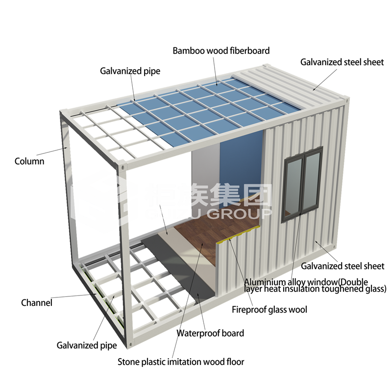 Glass Window Container House