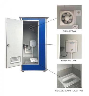 Low Price Mobile Toilet Customized Home Portable Bathroom en venta
