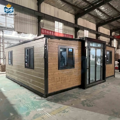 Portable  prefab  Steel Structure foldable expandable container house en venta
