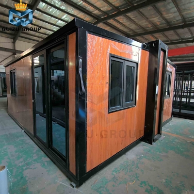 Modular Prefab  Double Wing folding expandable container house en venta
