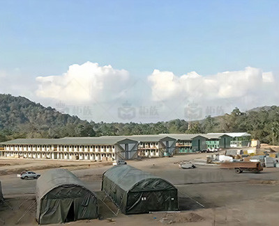 Flat Pack Container House Mine Dormitorio Capacidad para 800 personas Campamento