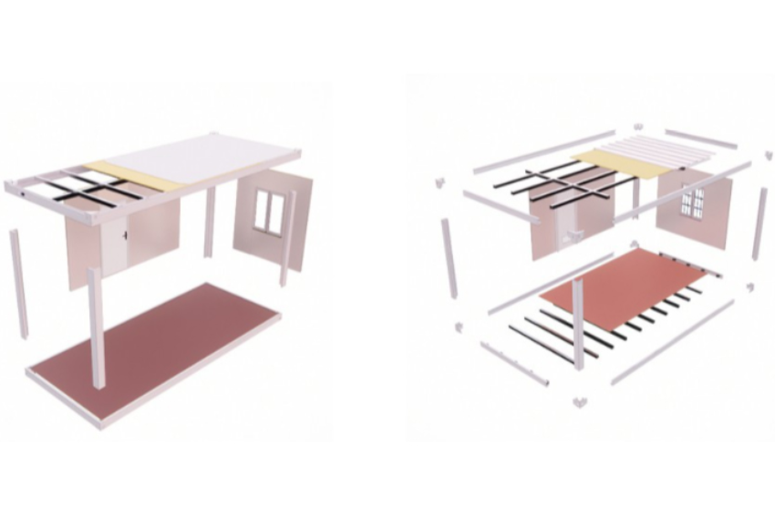 The five major differences between detachable house and flat pack container house